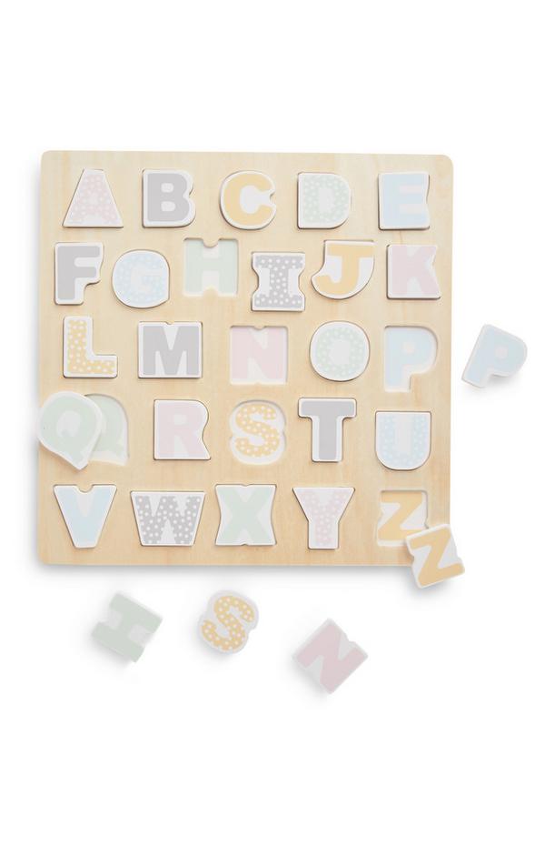 Baby Wooden Alphabet Puzzle