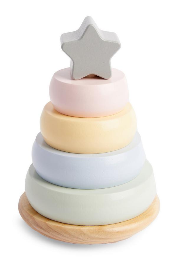 Baby Pastel Wooden Stacker Toy