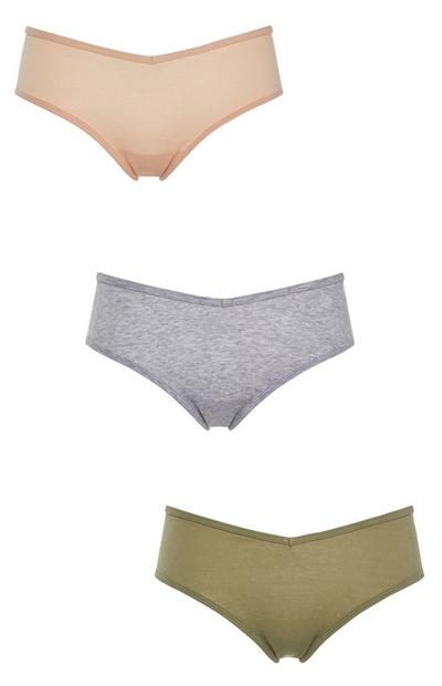 3-Pack Multi Hipster Core Briefs