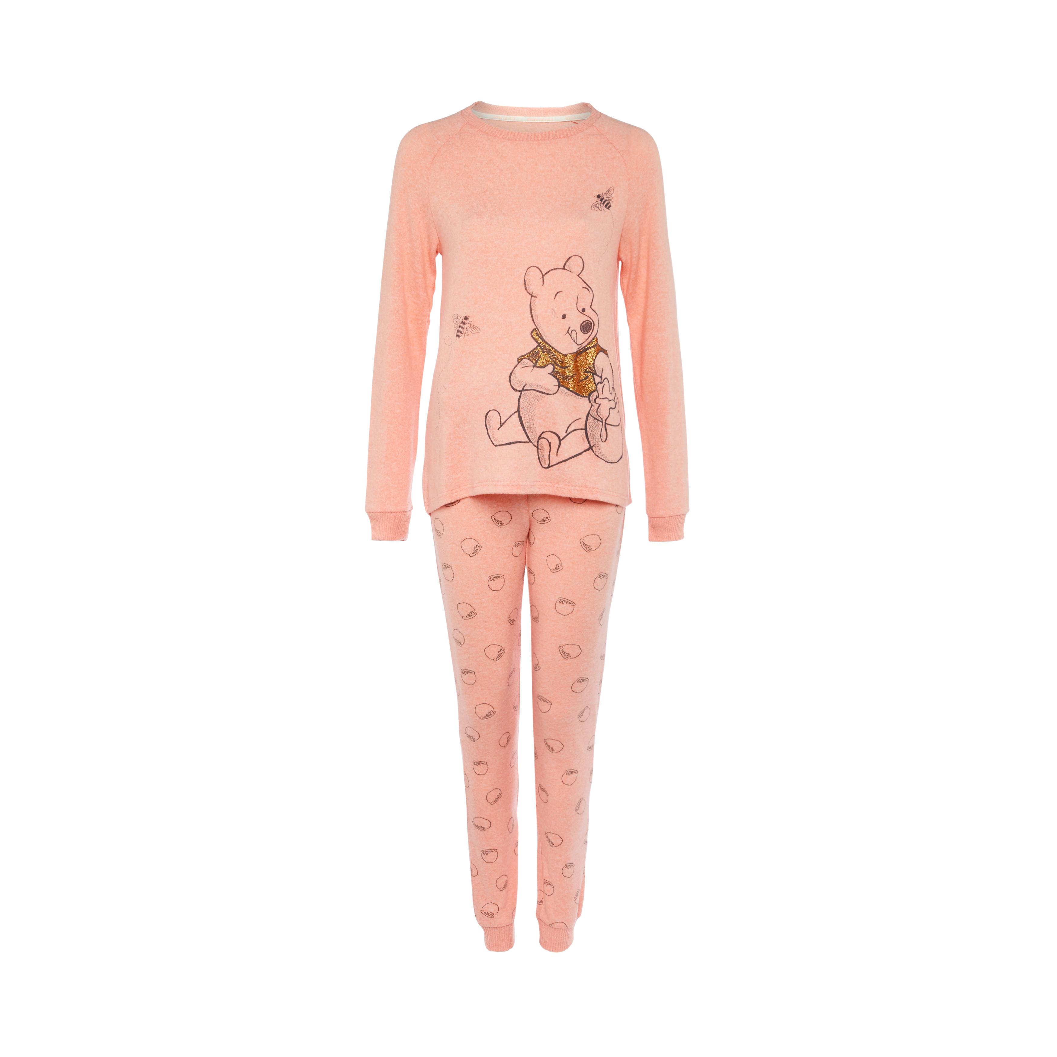 Coral Winnie The Pooh Pyjamas Set Women's Pyjama Set Women's