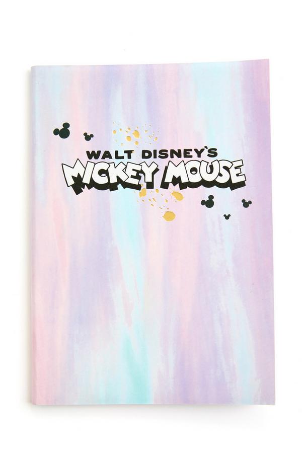 Pasteltint Disney Mickey Mouse A5-notitieboekje zachte kaft