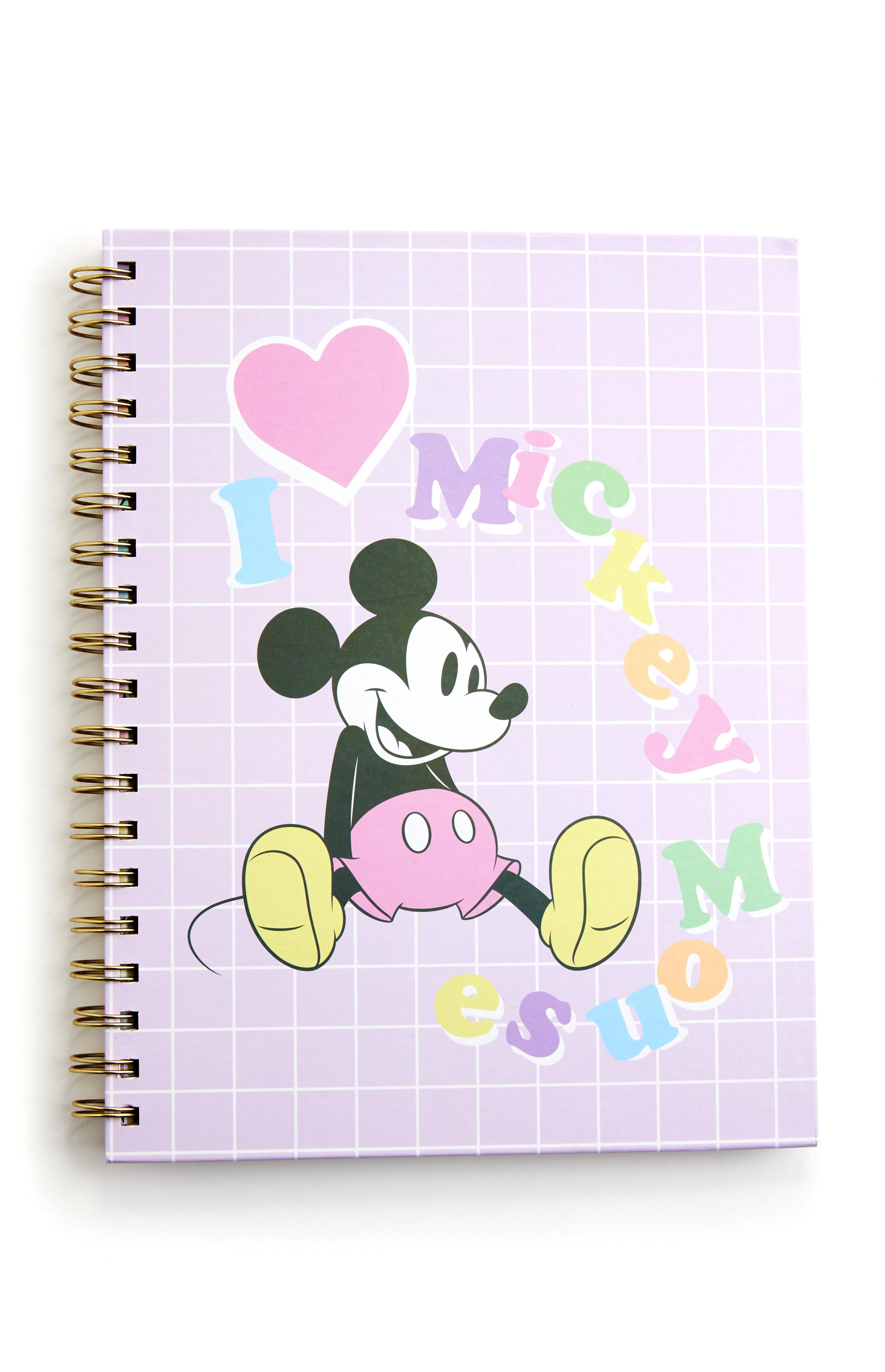 Pink Disney Mickey Mouse Spiral B5 Notebook | Study & Desk | All ...