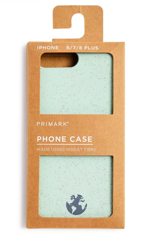 Pale Green Wheat Fibre Phone Case