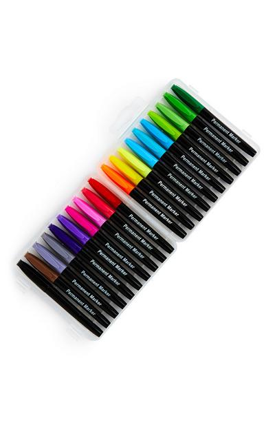 20-Pack Multi Permanent Markers