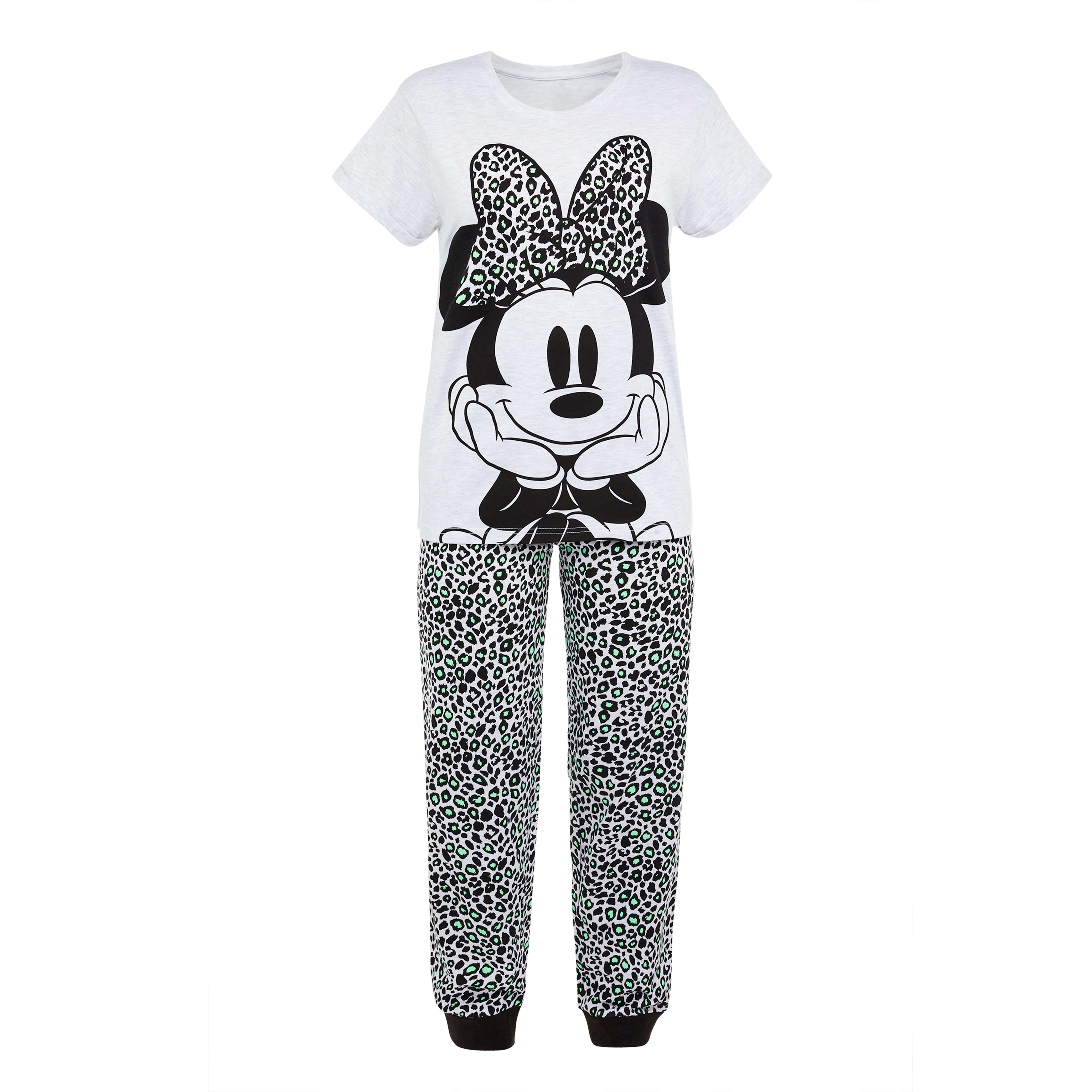 Monochrome Disney Minnie Mouse Pyjamas Set Women S Pyjama Set Women S Pyjamas Women S Clothing Our Women S Fashion Range All Primark Products Primark Uk