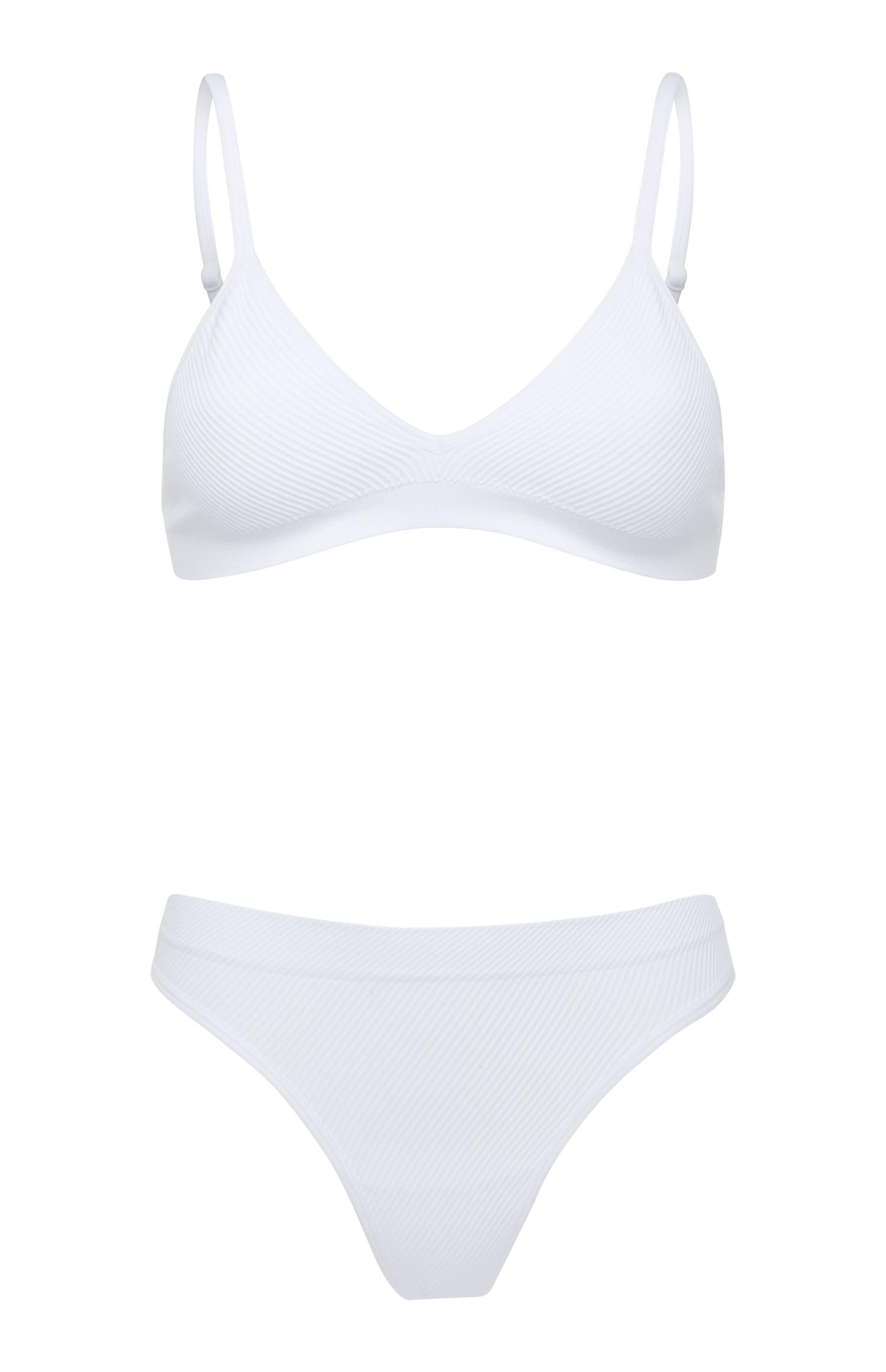 White Seam Free Bra and Briefs Set | Lingerie & Underwear Sets ...