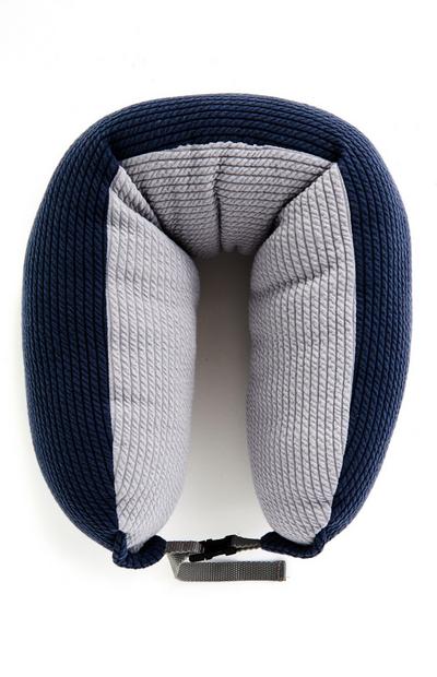 Navy Travel Pillow With Clip