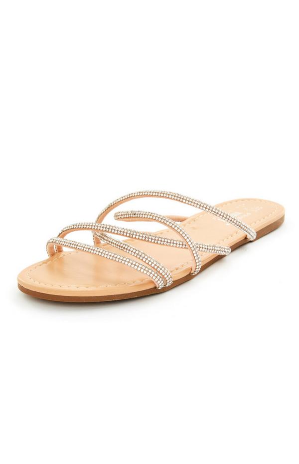 Beige Strappy Rhinestone Sandals | Women's Sandals, Flip Flops & Mules  | Women's Shoes & Boots | Our Womenswear Collections | All Primark  Products | Primark