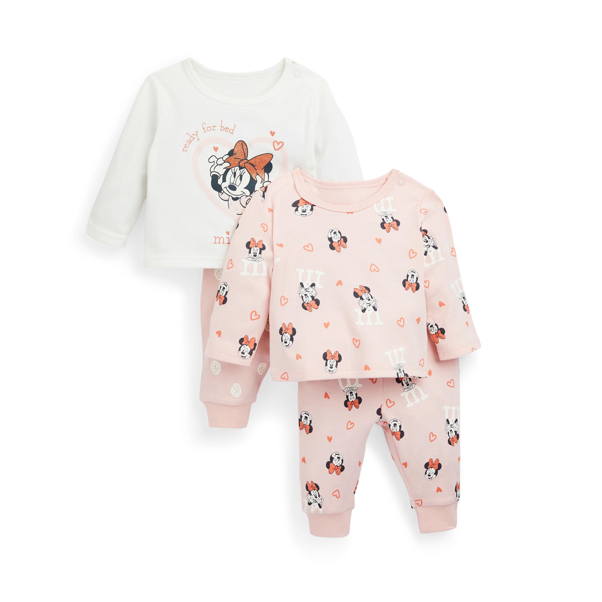 Pack De 2 Pijamas De Minnie Mouse De Disney Para Bebe Nina Basicos De Moda Para Bebe Moda Para Bebes Y Recien Nacidos Ropa Para Ninos Todos Los Productos Primark Primark Espana