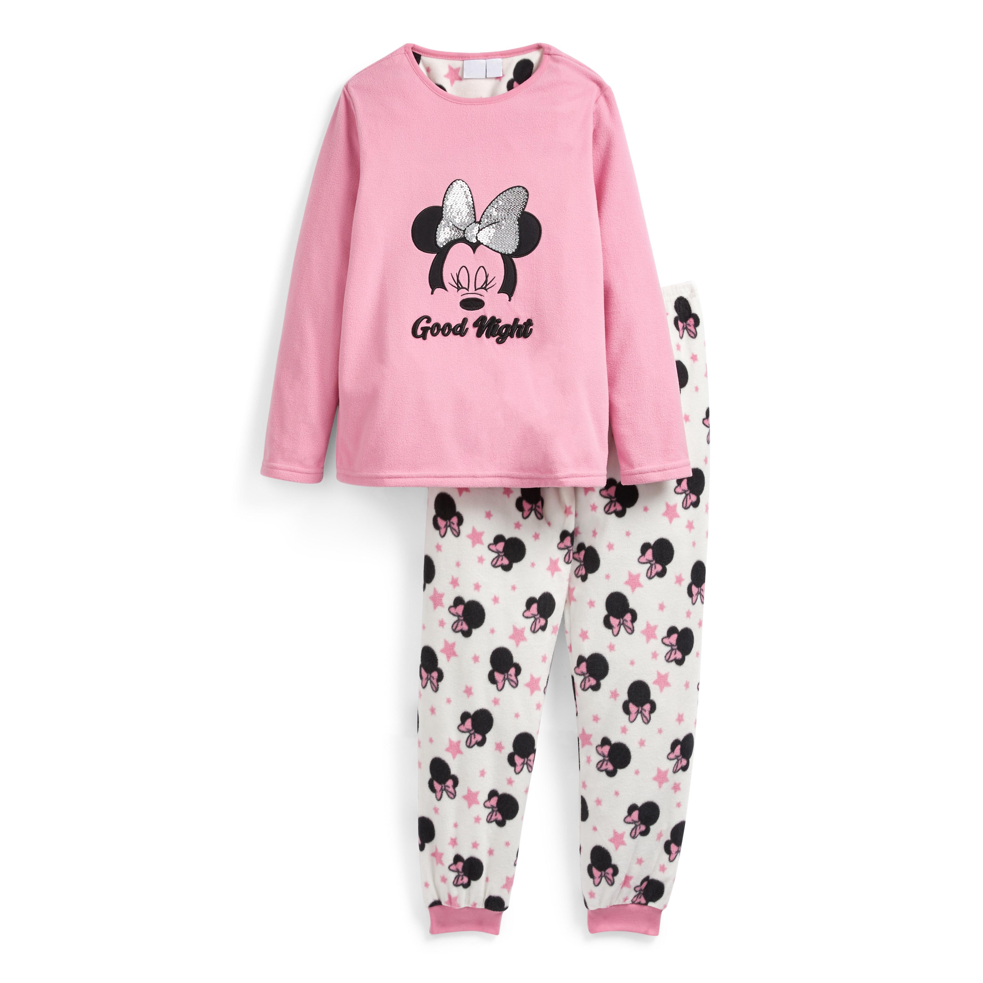 Older Girl Disney Minnie Mouse Fleece Pyjamas Set Kids Pyjamas Boys Clothes Kids Clothes All Primark Products Penneys