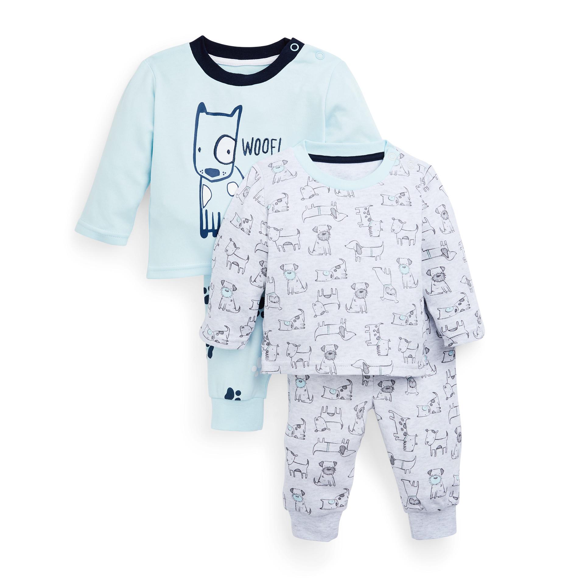 Lot De 2 Pyjamas En Jersey A Imprime Chien Bebe Garcon Les Essentiels Pour Bebe Vetements Bebe Et Nouveau Ne Mode Enfant Tous Les Produits Primark Primark Belgique Francaise