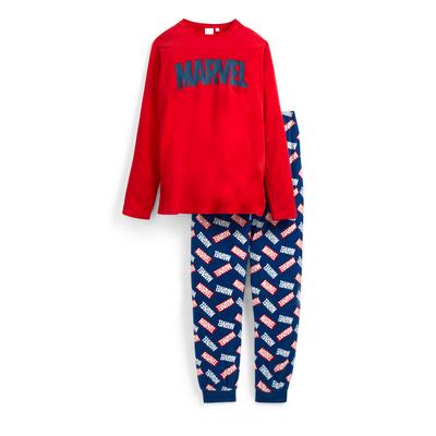 Pižama iz velurja minky Marvel za starejše fante