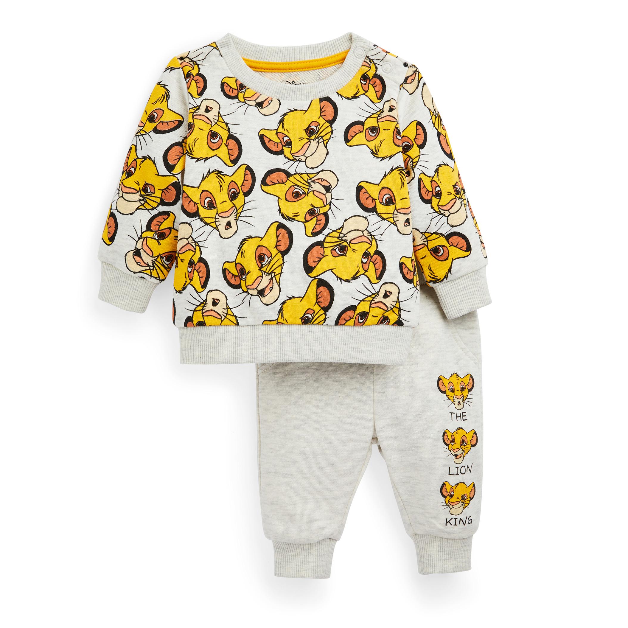 Baby Boy Disney The Lion King Leisure Suit 2 Piece Baby Boy Clothes Baby Newborn Clothes Kids Clothes All Primark Products Penneys