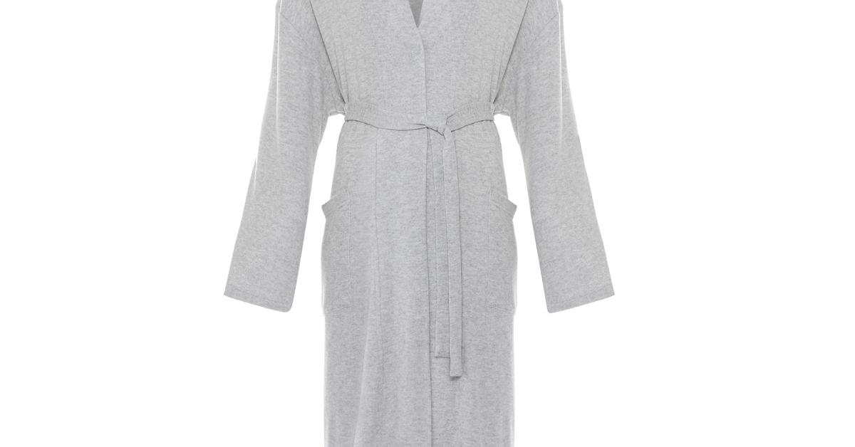 Gray Supersoft Ribbed Robe | Women's Pajamas | Women's Style | Our Womenswear Collections | All