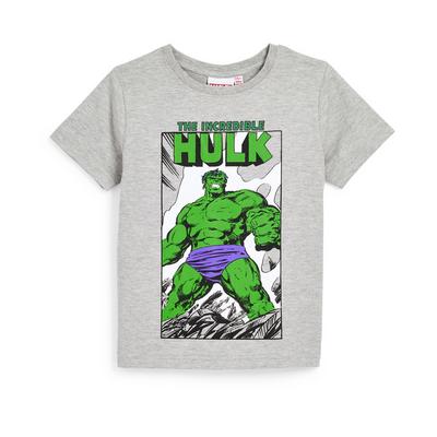 Siva majica za mlajše fante Neverjetni Hulk