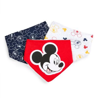 Pack 3 babetes Disney Mickey Mouse recém-nascido