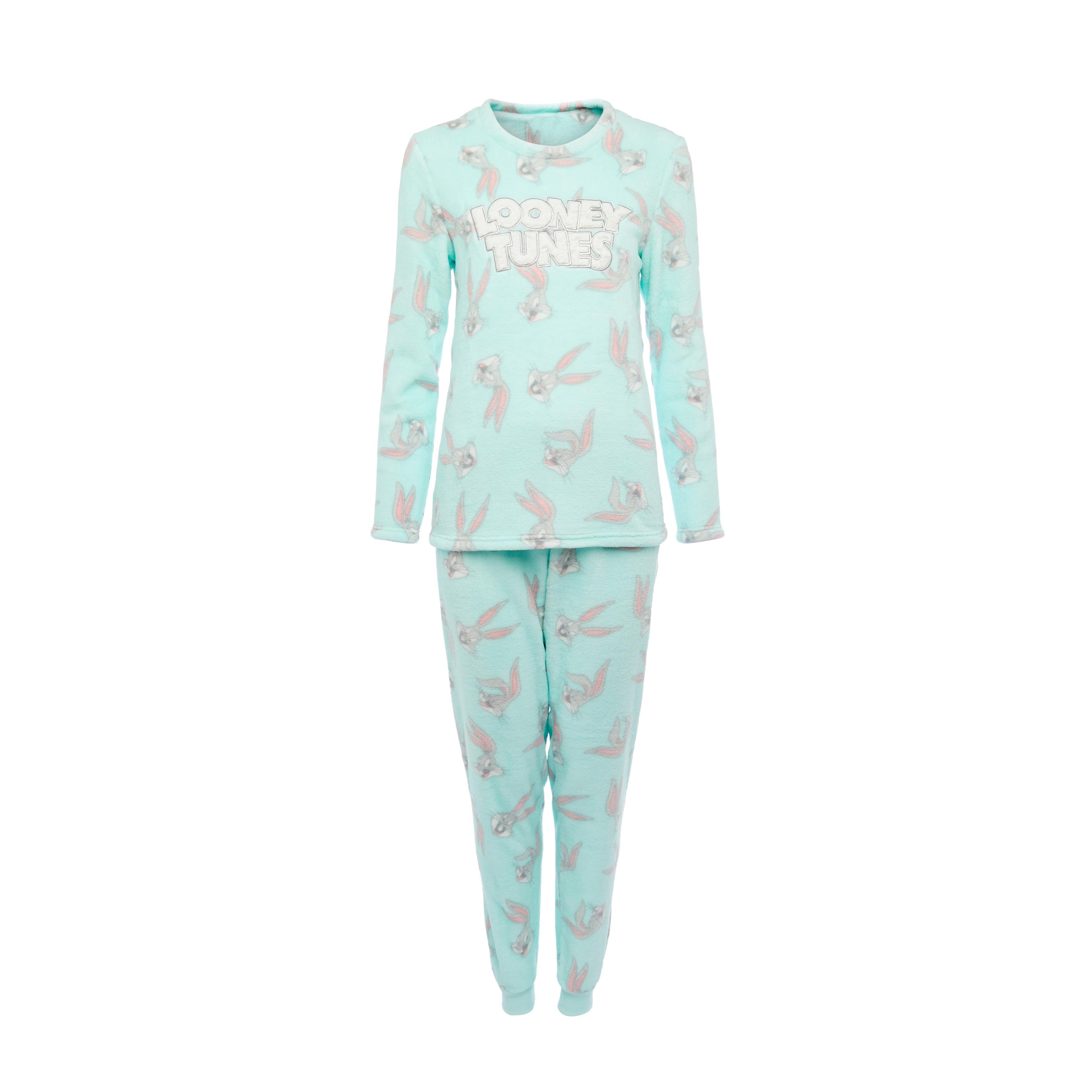 Blue Looney Tunes Sherpa Pyjamas Set Women's Pyjama Set Women's