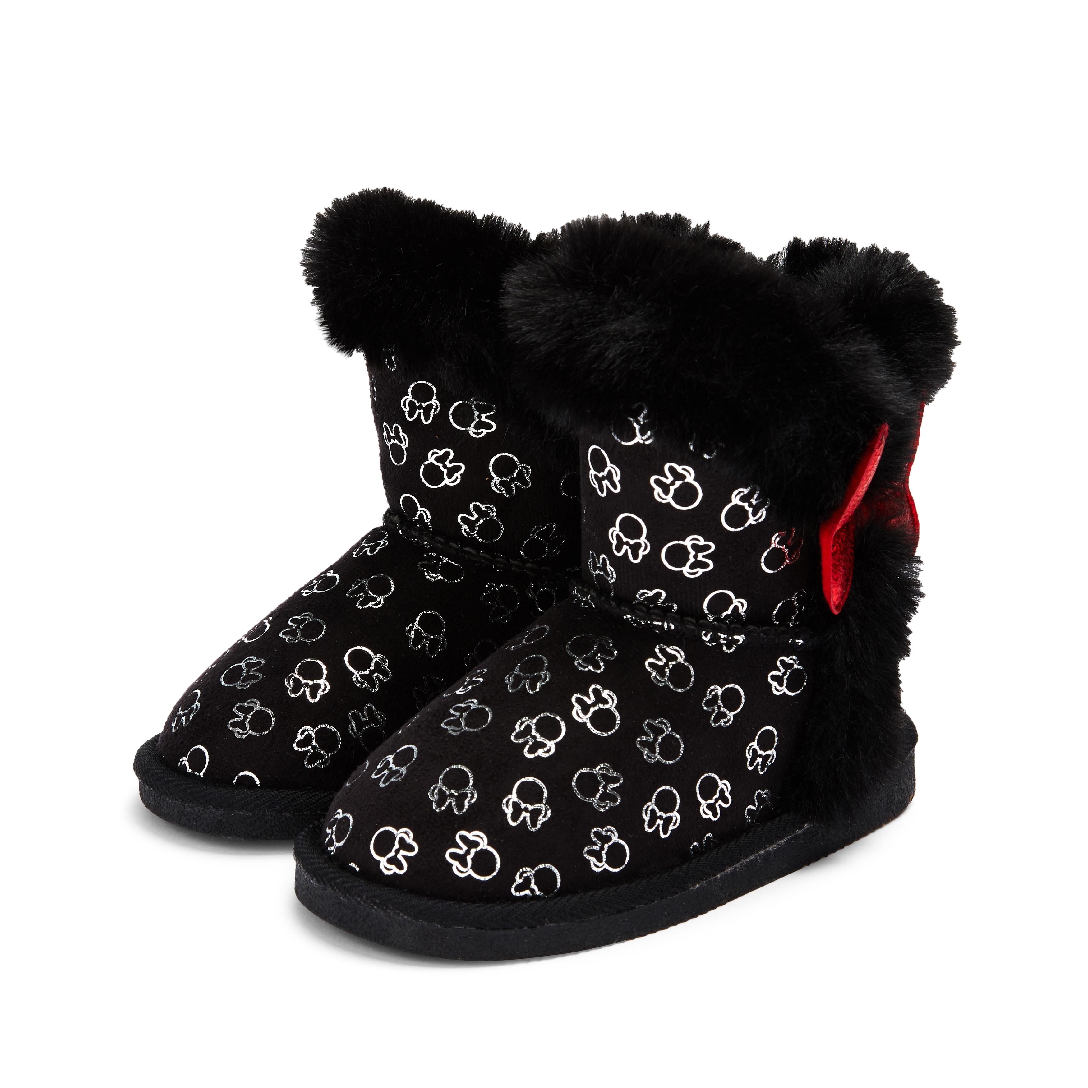 calzado y complementos Disney Minnie Mouse Pantorrilla Botas Encaje Botas Negras Infantil Chicas jóvenes primark Moda NA5065303