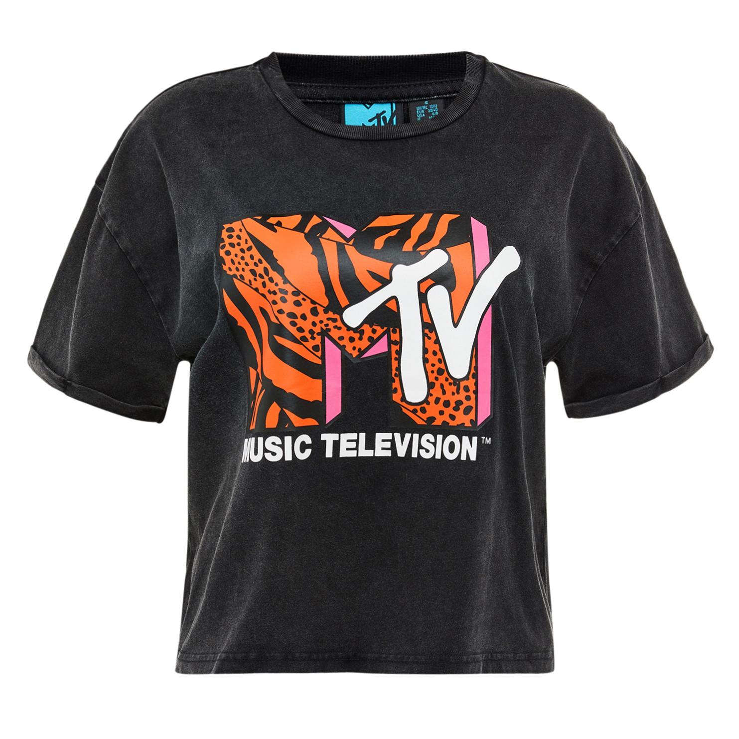 black mtv t shirt