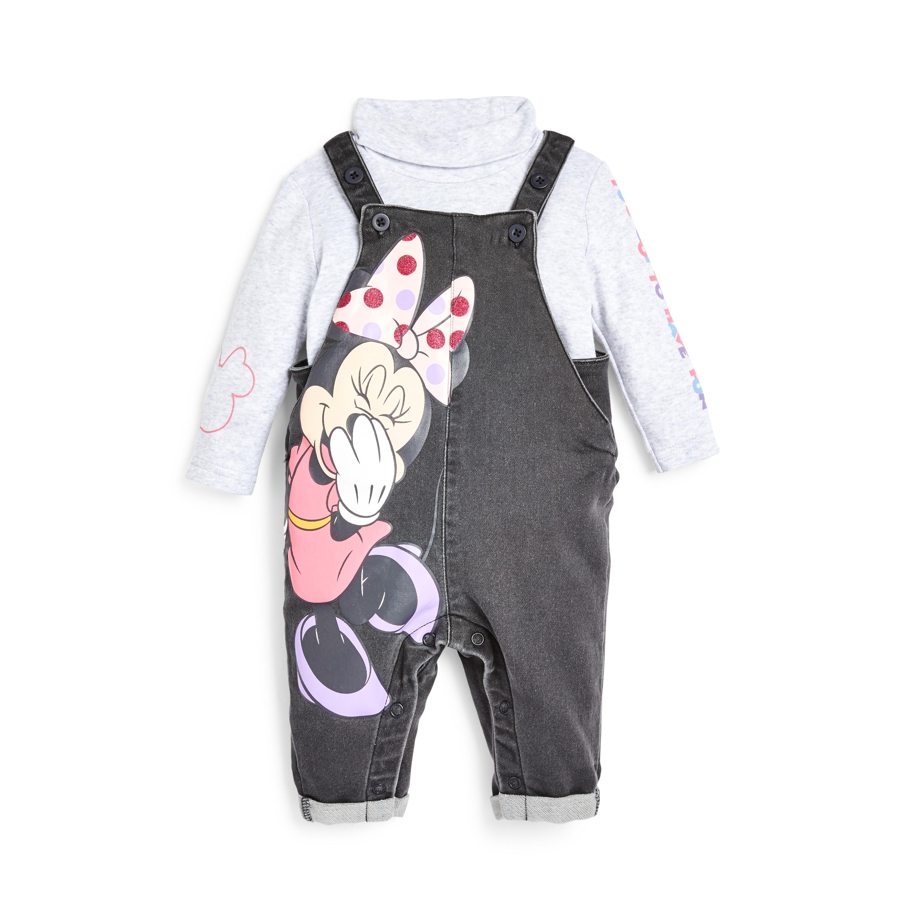 Baby Girl Disney Minnie Mouse Dungarees Set Baby Girl Clothes Baby Newborn Clothes Kids Clothes All Primark Products Primark Uk