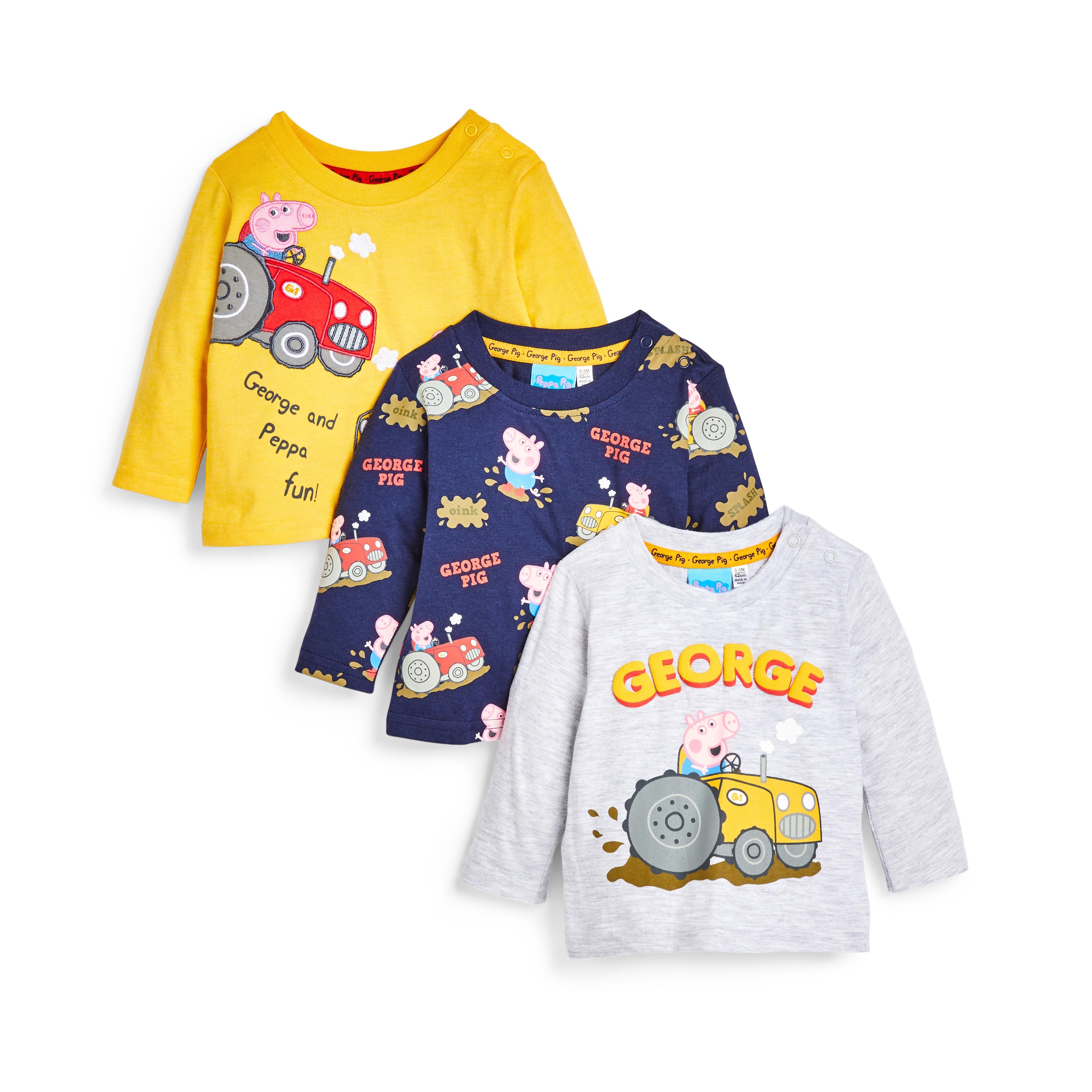 Baby Boy Peppa Pig George Long Sleeve T 