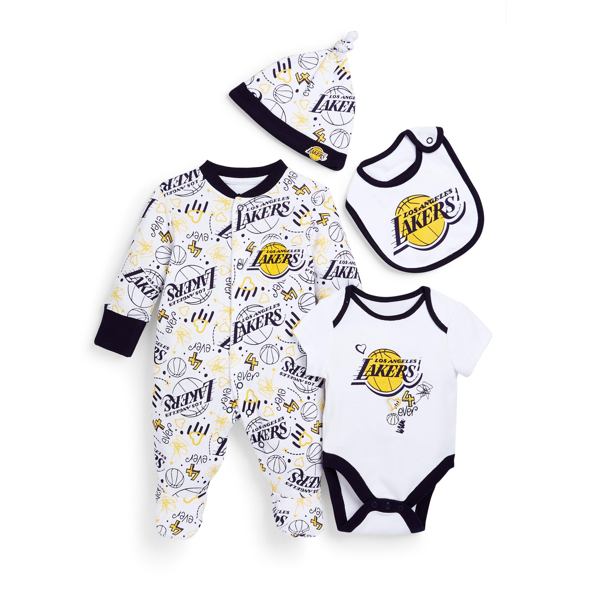 Ensemble 4 Pieces Nba La Laker Nouveau Ne Les Essentiels Pour Bebe Vetements Bebe Et Nouveau Ne Mode Enfant Tous Les Produits Primark Primark Belgique Francaise