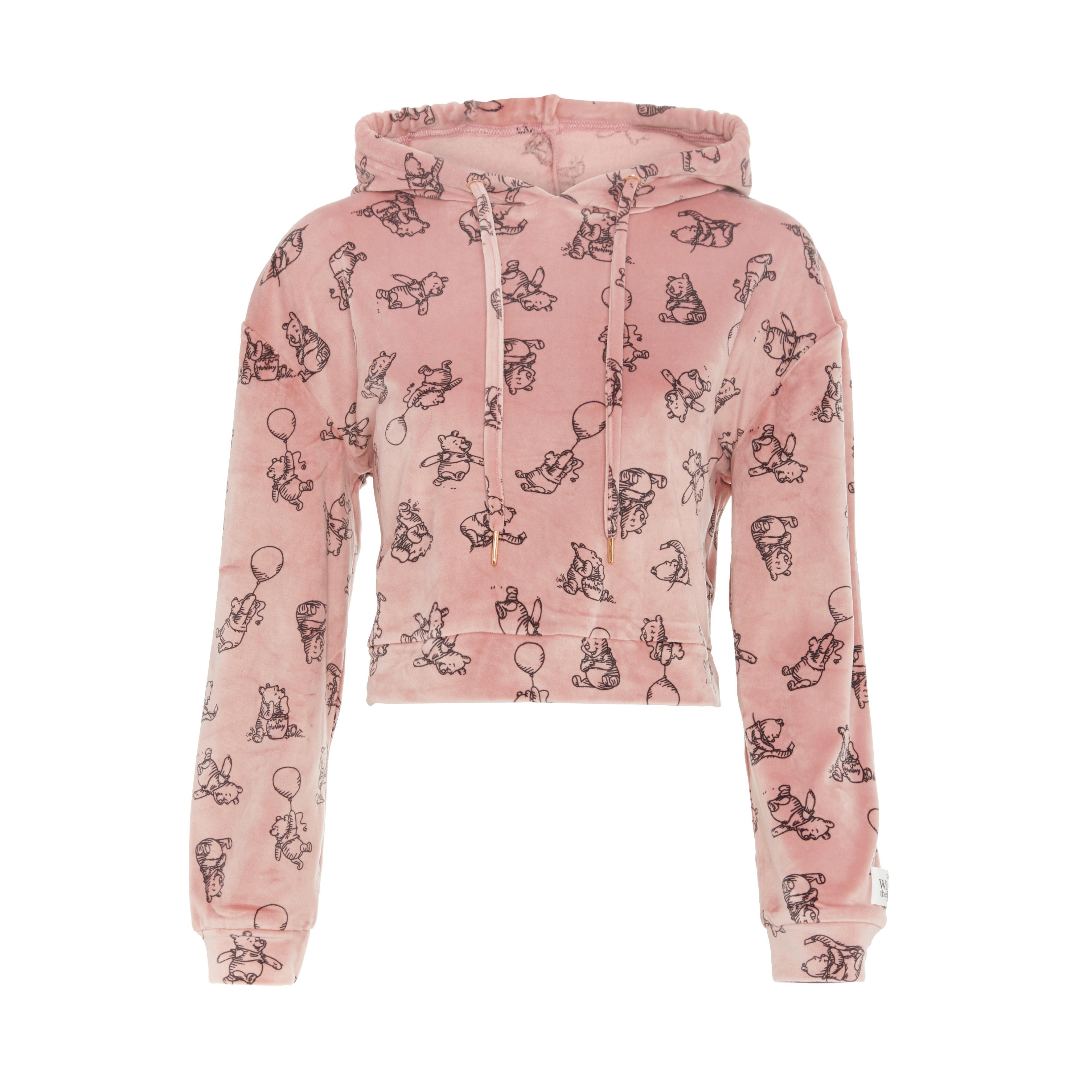 Felpa Rosa Donna Winnie The Pooh Disney 