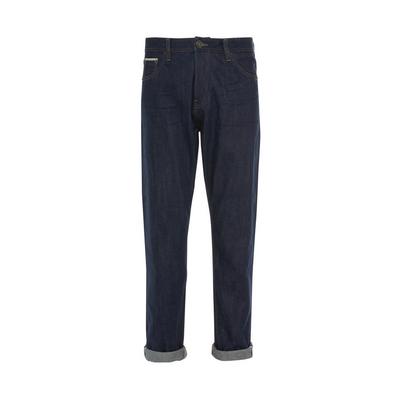 Marineblaue, locker geschnittene „Stronghold“ Jeans