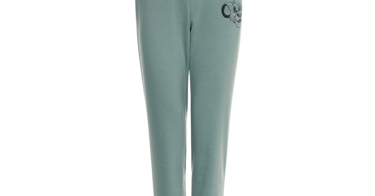 Turquoise The Lion King Simba Print Joggers | Women's Trousers & Leggings | Women's Clothing