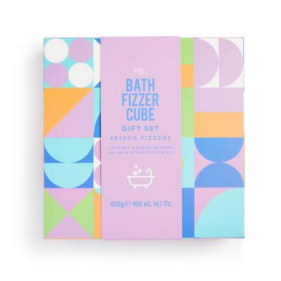 Ps Bath Fizzer Cube Gift Set 4 Pack