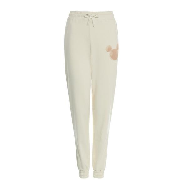 Ivory Disney Mickey Mouse Joggers | Women's Pants & Leggings | Women's Style | Our Womenswear