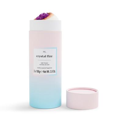 Ps Crystal Fizz Vanilla Caramel Bath Bomb Tube Gift Set
