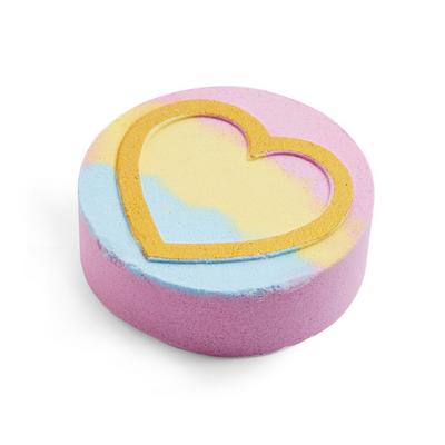 PS Decorated Pastel Heart Bath Bomb