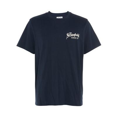 T-shirt blu navy con stampa Stronghold