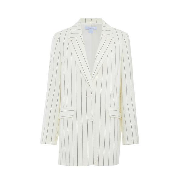 White Pinstripe Suit Blazer | Women's Workwear | Women's Clothing | Our ...