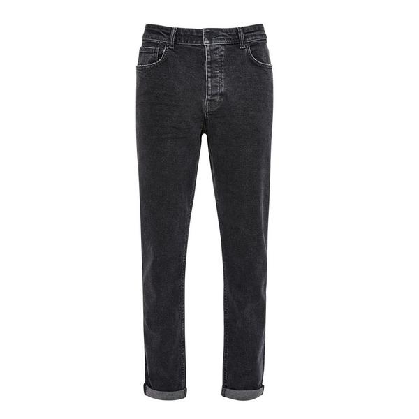 Black Denim Relaxed Tapered Jeans | Men's Jeans | Men's Clothing | Our ...