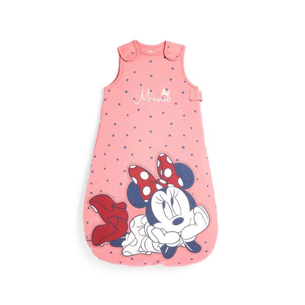 Roze babyslaapzak Minnie Mouse voor pasgeboren meisjes