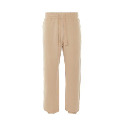 Beige Elevated Essential Joggers