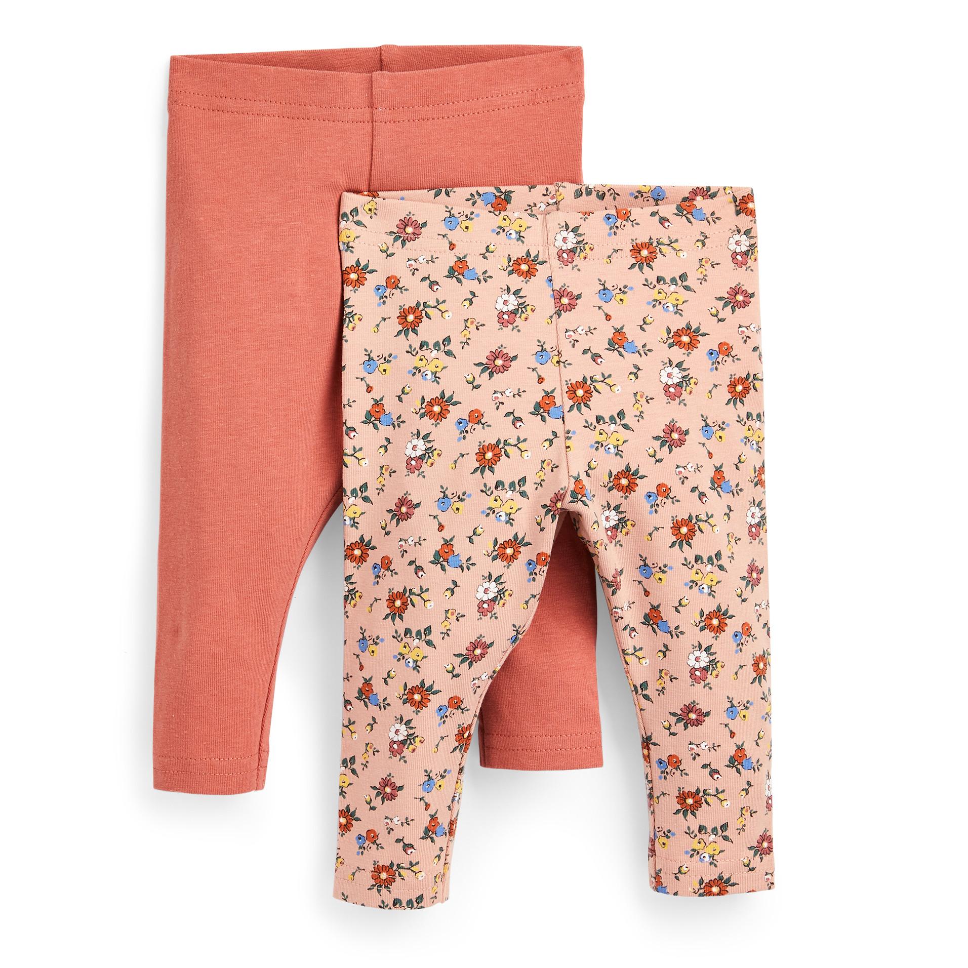 Koraalkleurige Babyleggings Tot De Enkel Voor Meisjes Set Van 2 Babykleding Voor Meisjes Kleding Voor Baby S En Pasgeborenen Kinderkleding Alle Primark Producten Primark Nederlands
