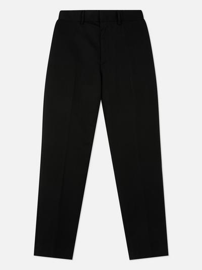Pantaloni formali cu țesătură diagonală