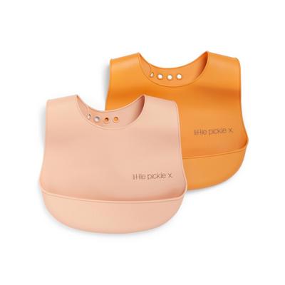 Stacey Solomon Silicone Bibs 2 Pack
