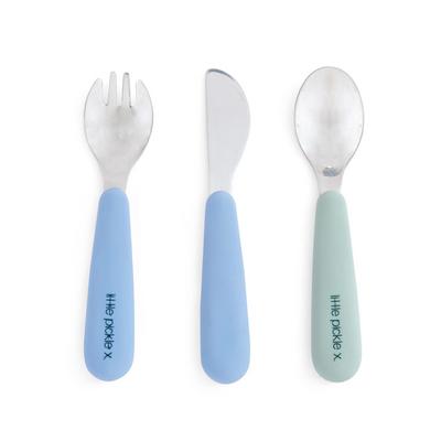 3 Pack Stacey Solomon Silicone Baby Utensils