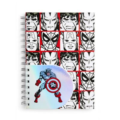 Marvel Comic Print Spiral A5 Notebook