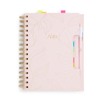 Roze A5-notitieboek met folie