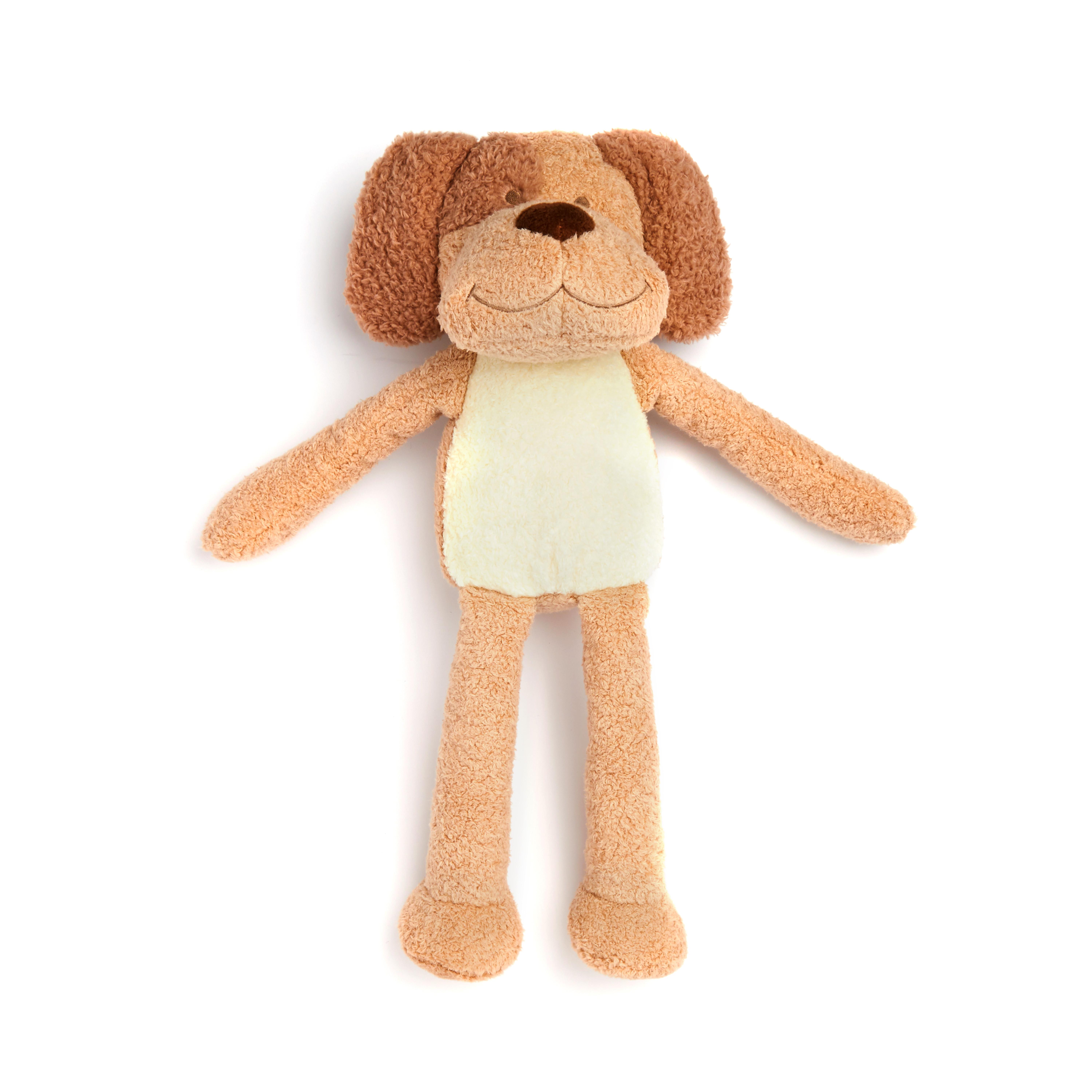 stuffed dog brown