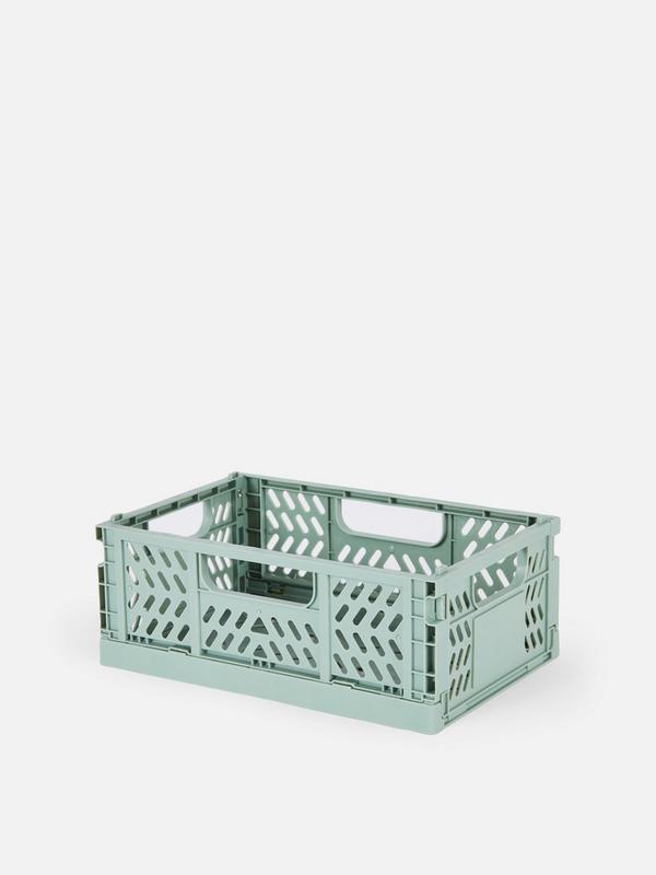 Green Mini Plastic Crate