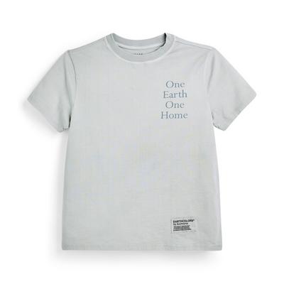 Primark Cares Mintgrünes „Earthcolors By Archroma“ T-Shirt aus Bio-Baumwolle (kleine Kinder)