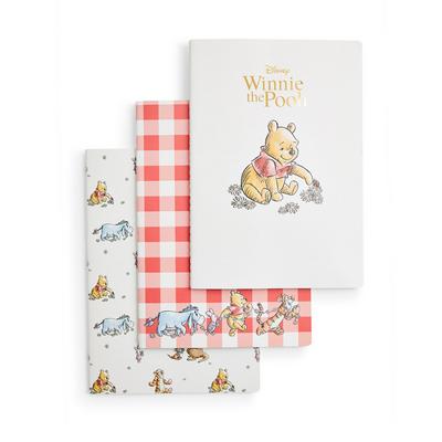 Pack 3 cadernos B5 Winnie The Pooh