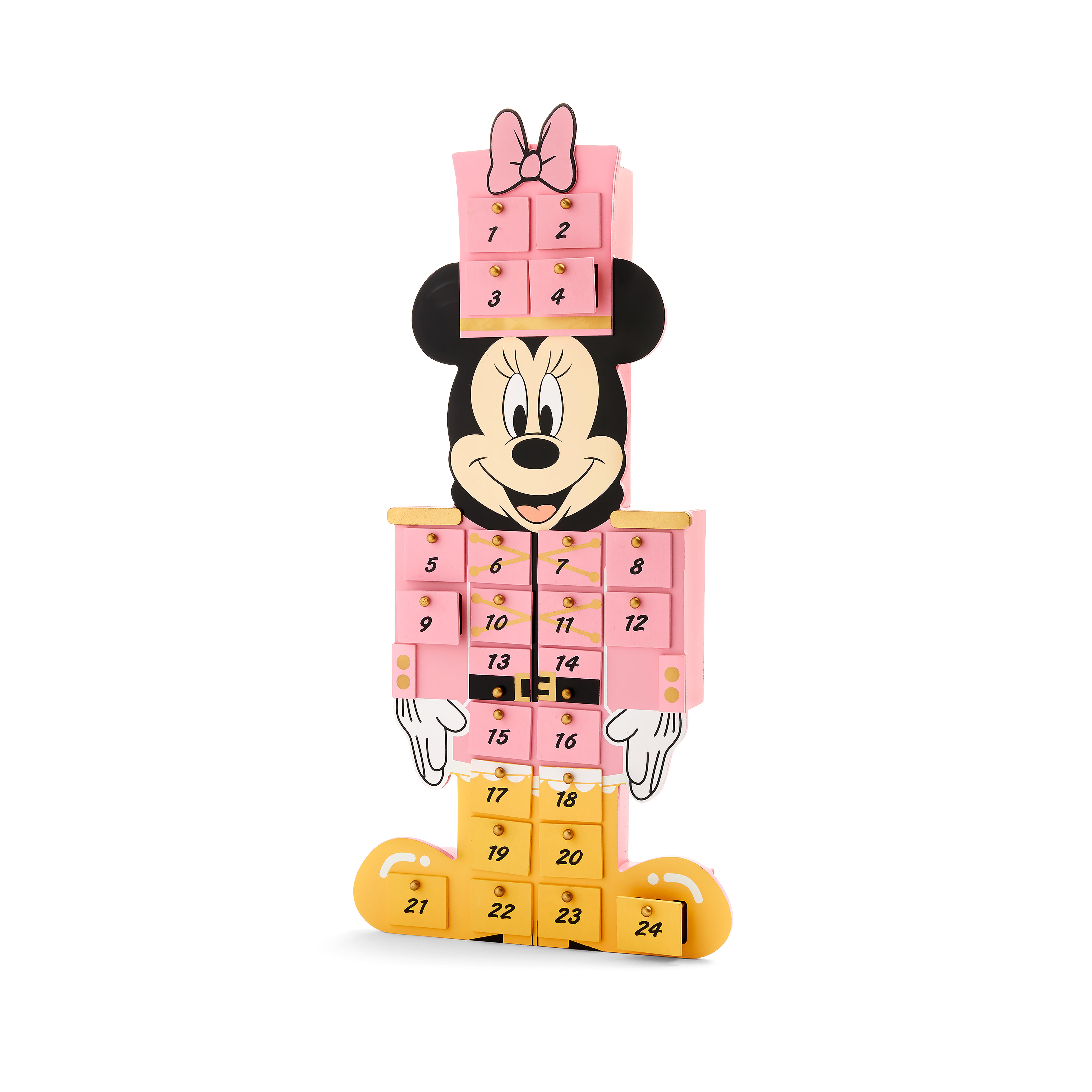 Christmas Pink Disney Mickey Mouse Nutcracker Advent Calendar Box