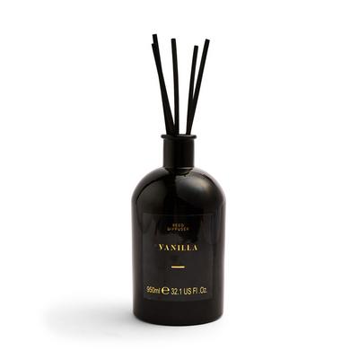 Difusor de varillas en jarrón negro «Vanilla» de 950 ml